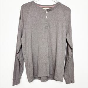The Normal Brand Men’s Long Sleeve Henley Shirt L